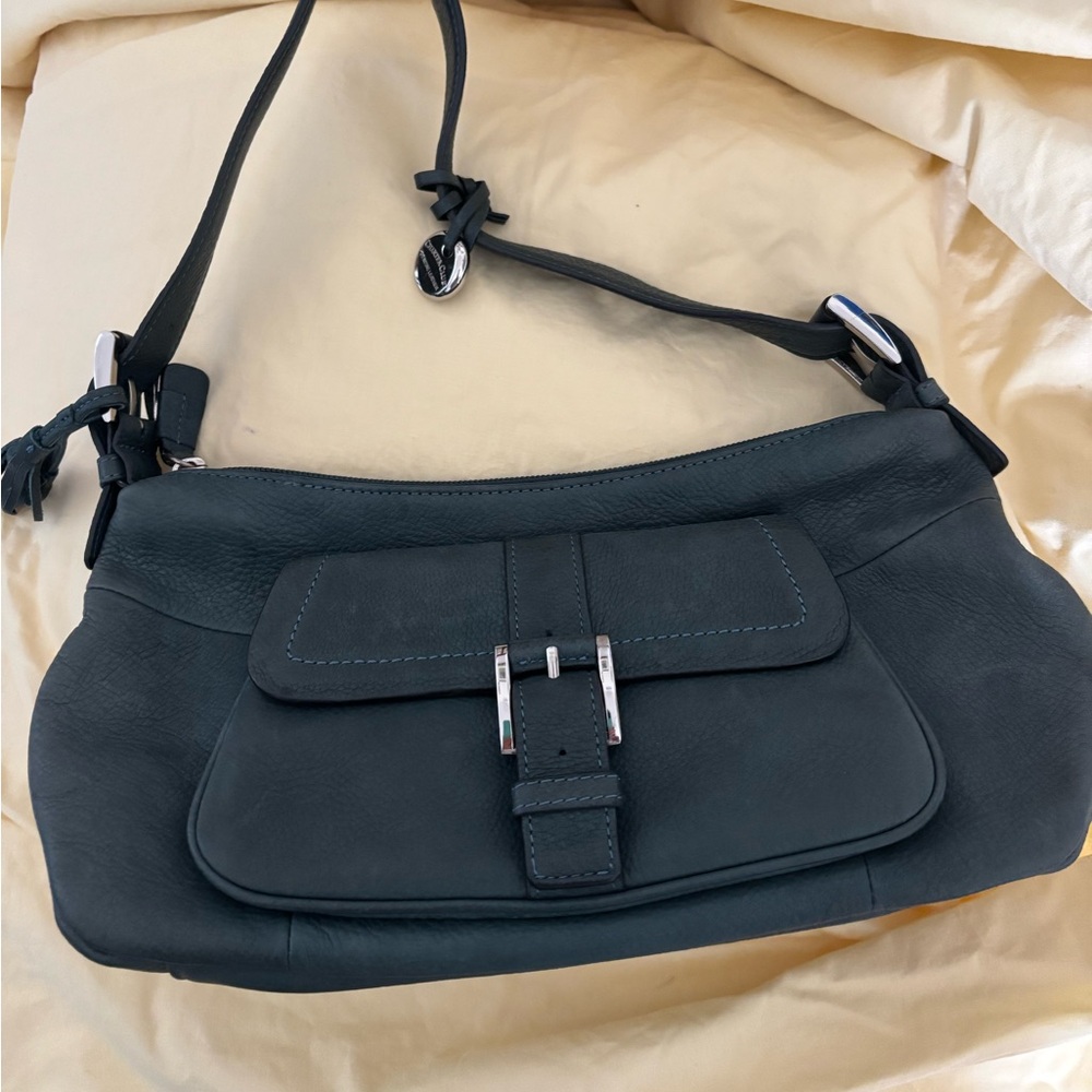 Green Leather Shoulder Bag